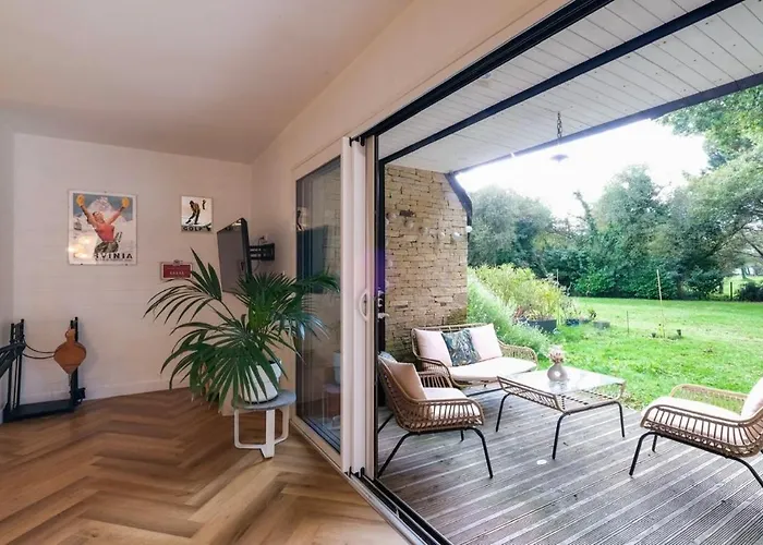 Maison De Charme Dans Le Golf De La Baule, A 10 Min De La 度假居 Saint-André-des-Eaux