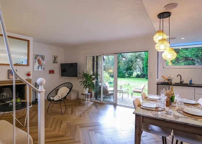 Maison De Charme Dans Le Golf De La Baule, A 10 Min De La 度假居 Saint-André-des-Eaux
